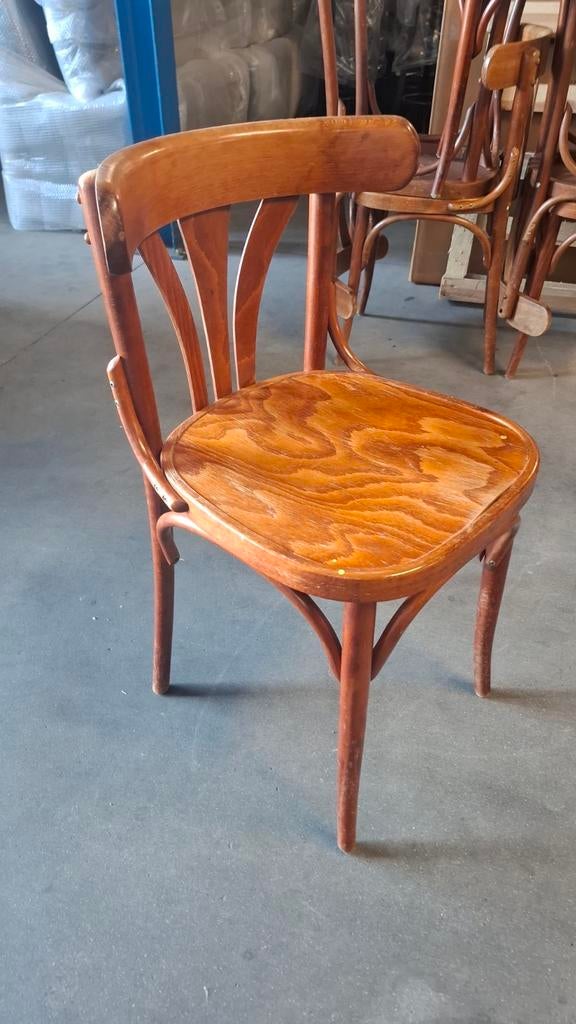 20 thonet cafe bistro stoelen gebogen hout horeca partij, Gebruikt, Bruin, Ophalen of Verzenden, Vijf, Zes of meer stoelen