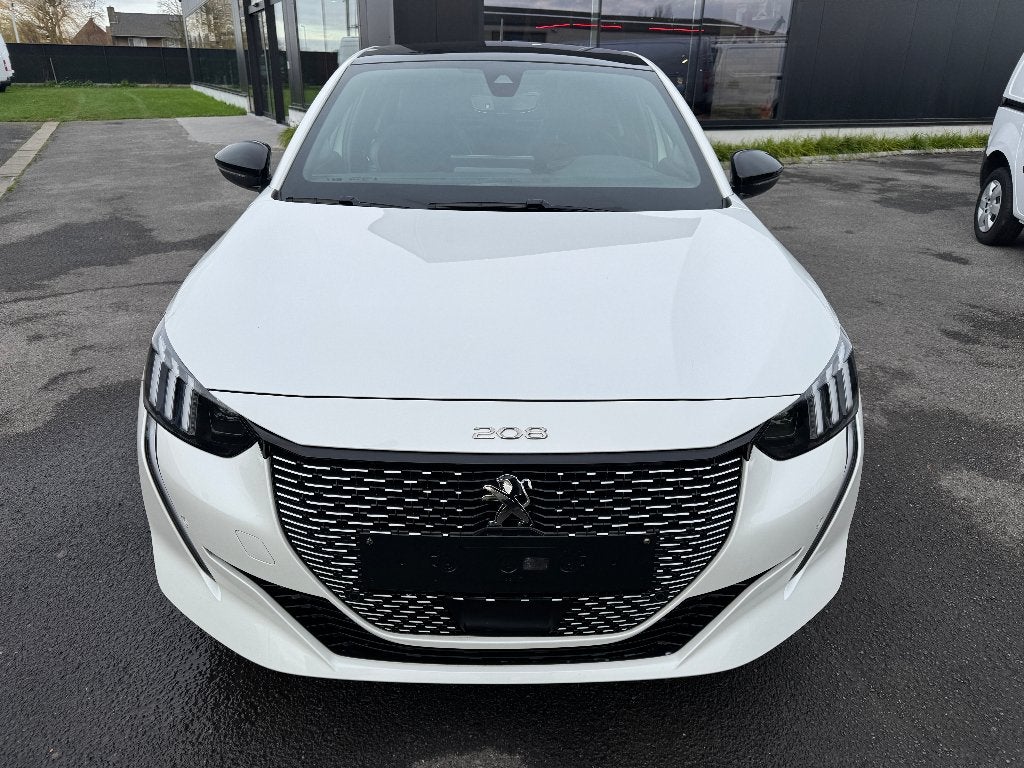 Peugeot 208 GT elektrisch camera leer 1st eigenaar, Auto's, Zwart, Wit, 5 deurs, Bluetooth