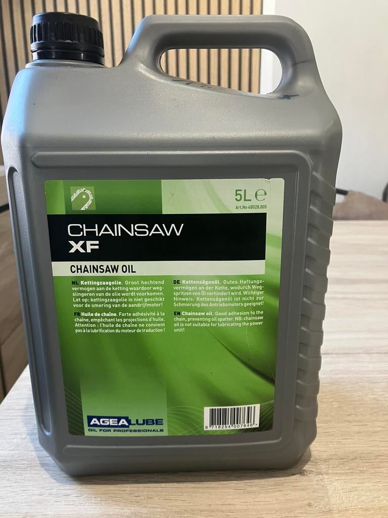 HUILE DE CHAINE TRONÇONNEUSE (5 LITRES), Enlèvement