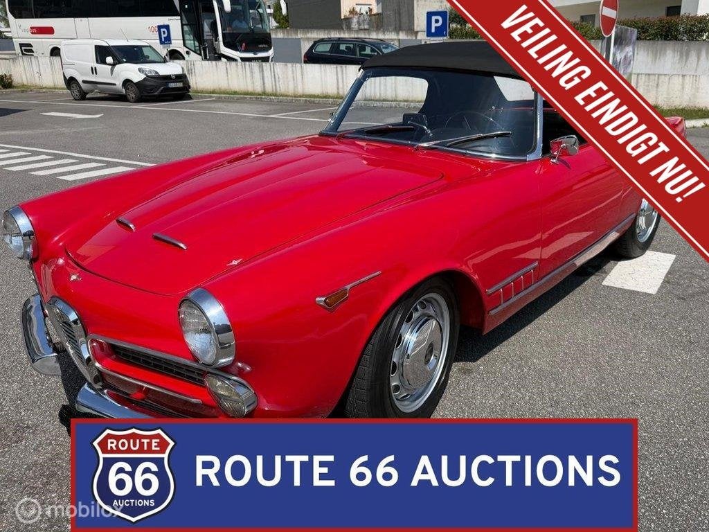 Alfa Romeo Spider Touring | 1959 | Route 66 Auctions, Autos, Oldtimers & Ancêtres, Achat, Entreprise, Boîte manuelle, Autre carrosserie