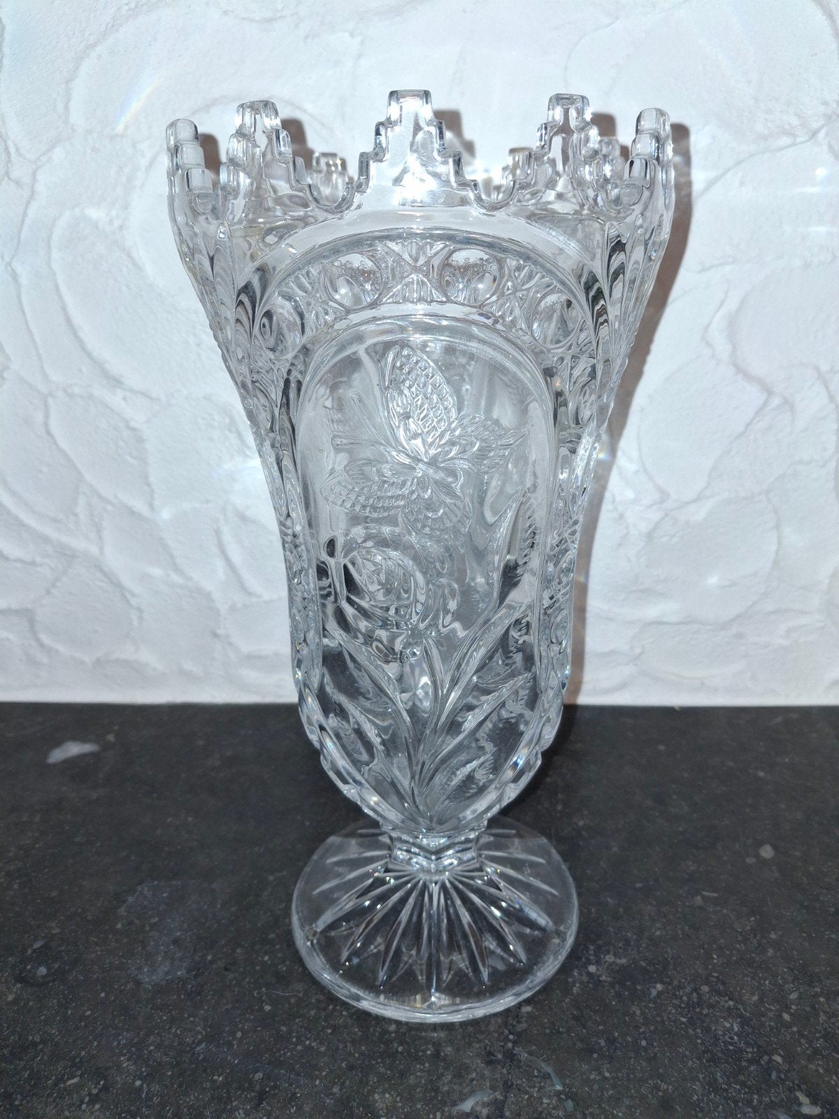 Vase en cristal 30 cm, Enlèvement ou Envoi