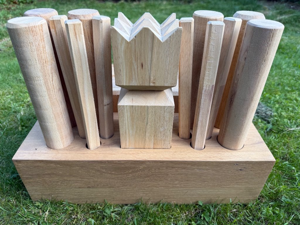 Kubb in houten opbergbak, handgemaakt, Ophalen, Nieuw
