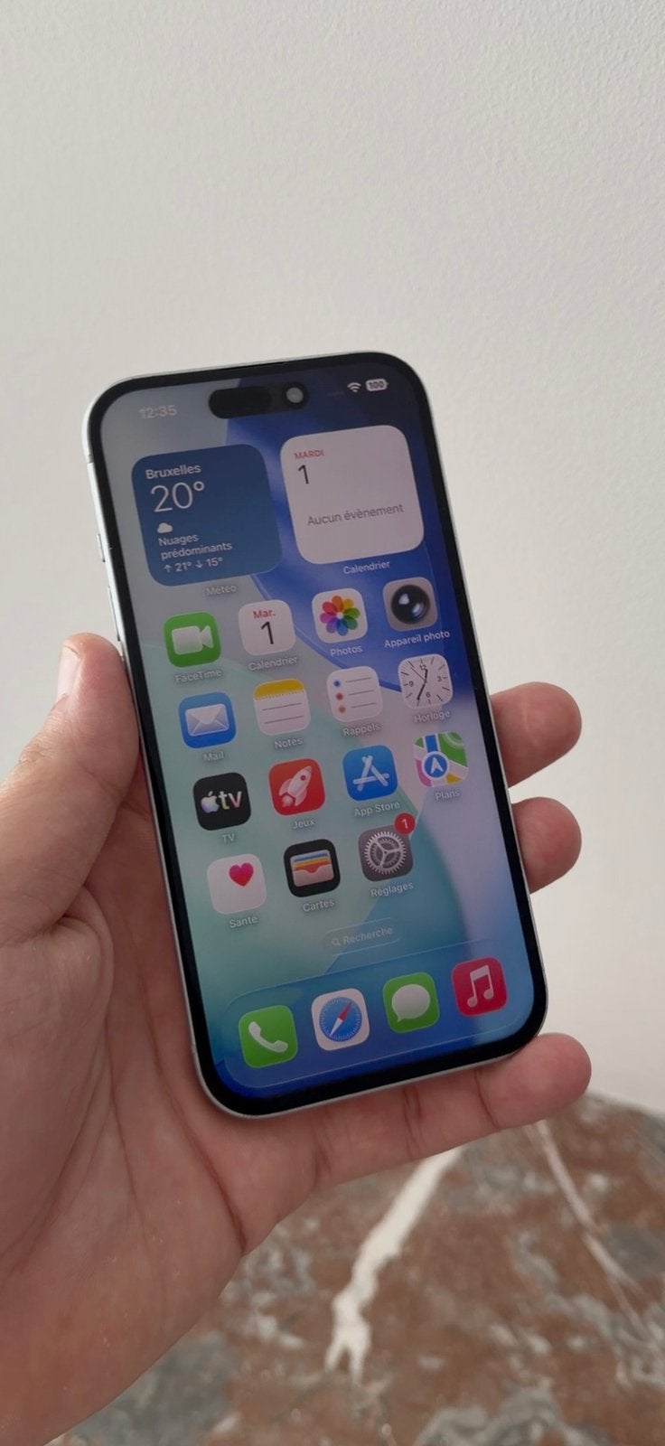 Iphone 15 bleu 128gb, Enlèvement, Comme neuf, Bleu, IPhone 15