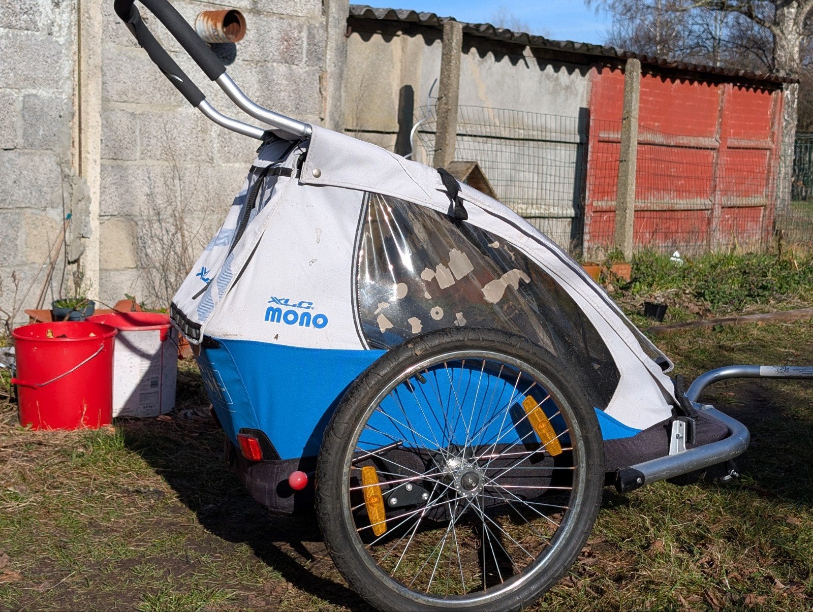 Remorque à vélo XLC, Enlèvement, Utilisé, Remorque pour enfant, Pliable
