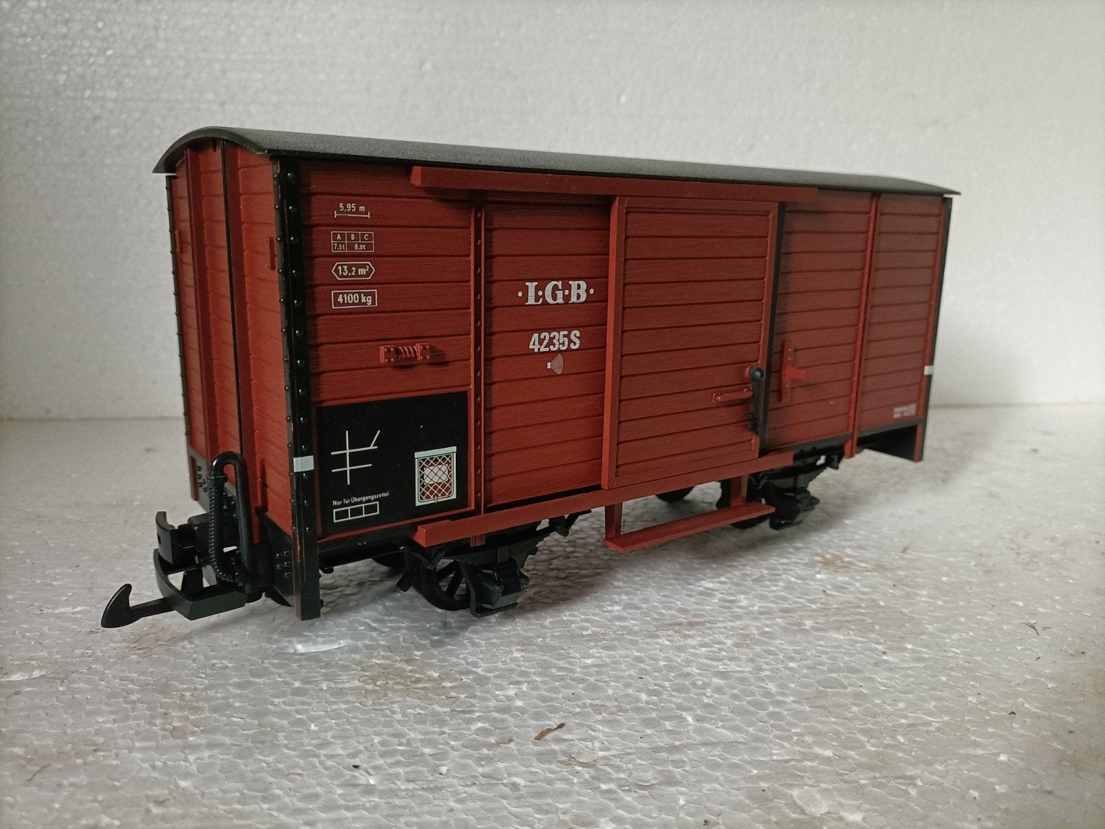 LGB 42352 Spoor G – Gesloten Goederenwagon met Dieselgeluid, Hobby & Loisirs créatifs, Enlèvement, Wagon, LGB