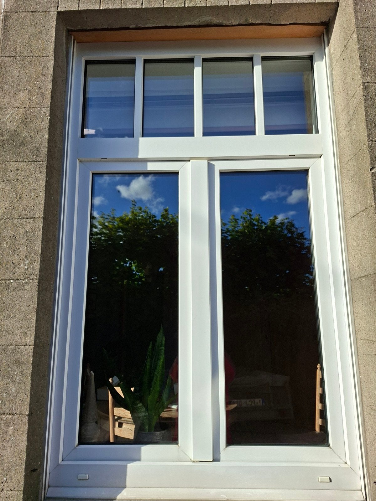 4 witte PVC ramen, Doe-het-zelf en Bouw, Ophalen
