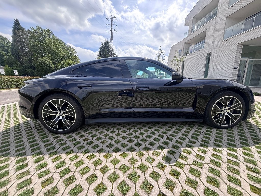 Porsche Taycan, Auto's, Automaat, Achterwielaandrijving, Zwart, Leder