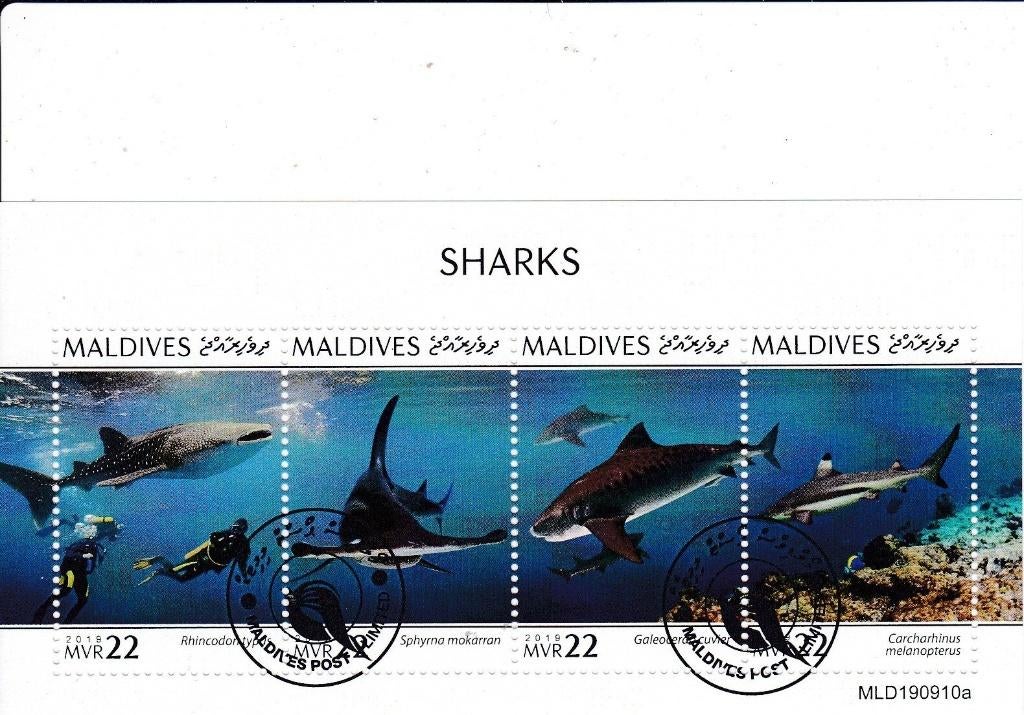 Timbres animaux poissons, Timbres & Monnaies, Envoi, Affranchi