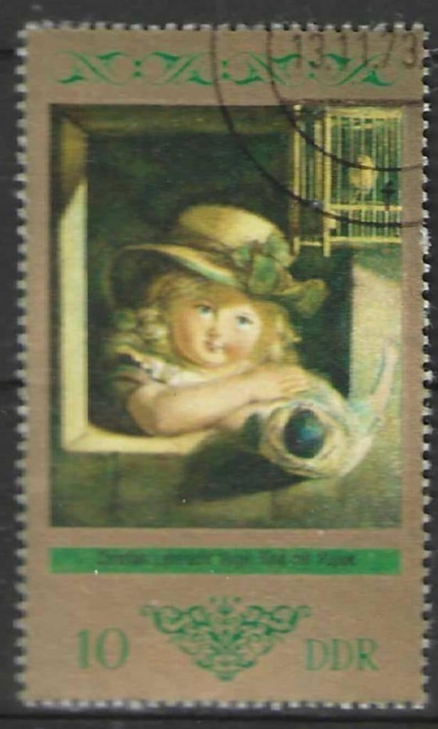 Duitsland DDR 1973 - Yvert 1580 - Leberecht Vogel (ST), Verzenden, DDR, Gestempeld