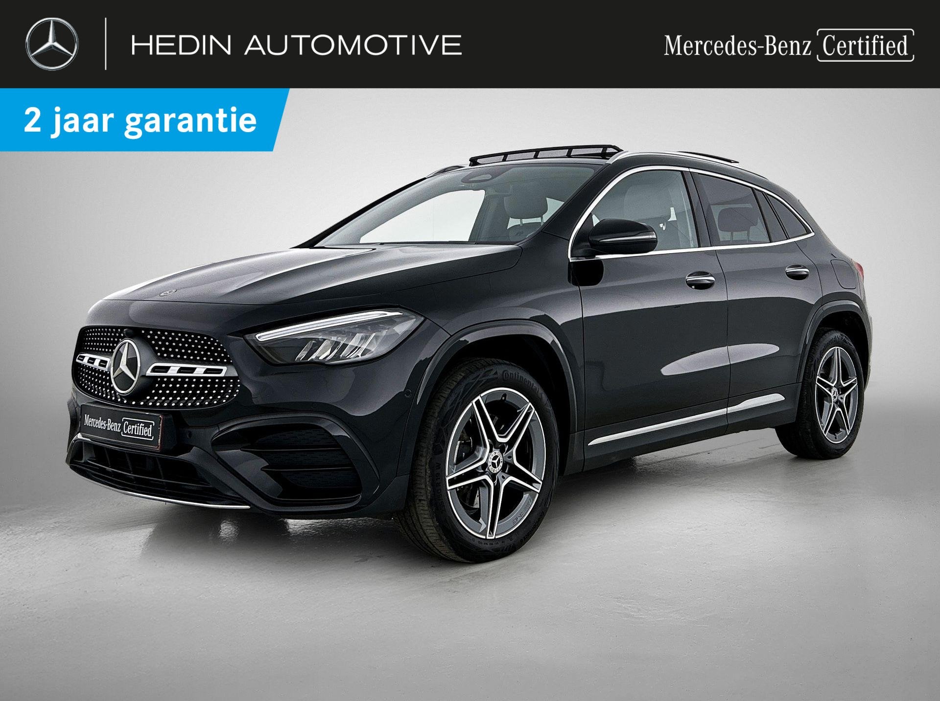 Mercedes-Benz GLA-klasse 250 e AMG Line | Panoramisch Dak |, Auto's, Dealer onderhouden, Stof, 16 kWh, Zwart