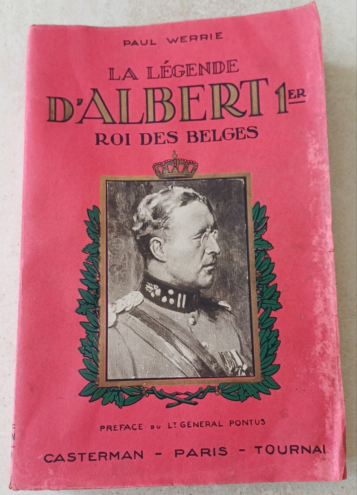 La légende d'Albert 1er/Dessins de Hergé/Tintin/1934, Livres, Enlèvement ou Envoi, Paul Werrie, Une BD, Utilisé