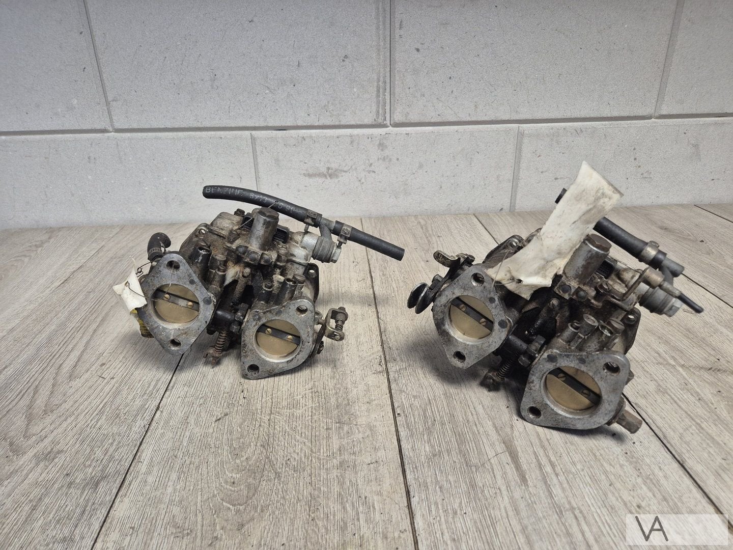 Carburateur set van Alfa Romeo 75 1.8 Nord Dellorto DHLA40, Auto-onderdelen, Gebruikt, -, -, Ophalen of Verzenden