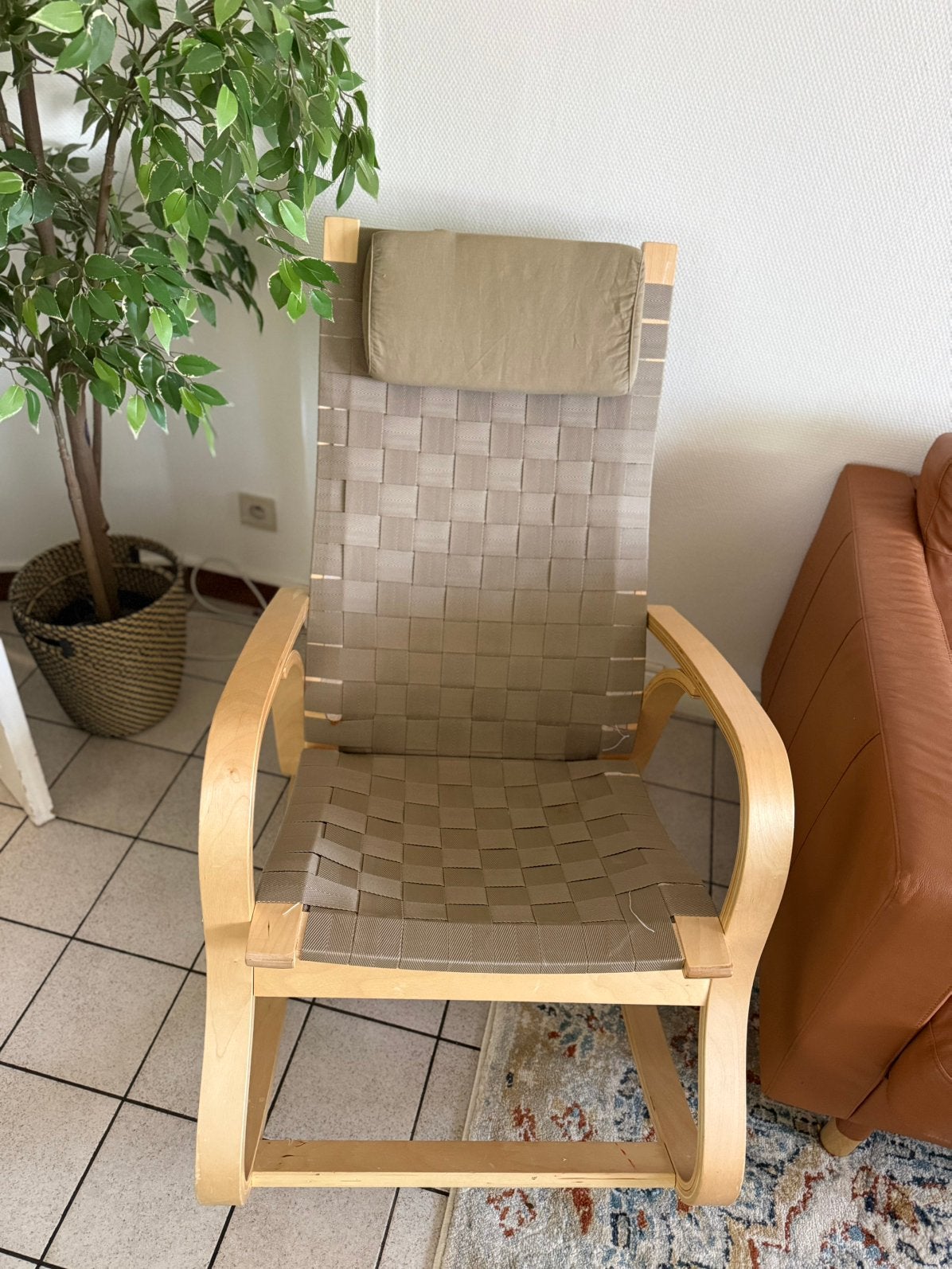 Fauteuil à bascule en bois, Enlèvement, Comme neuf, Bois, Une