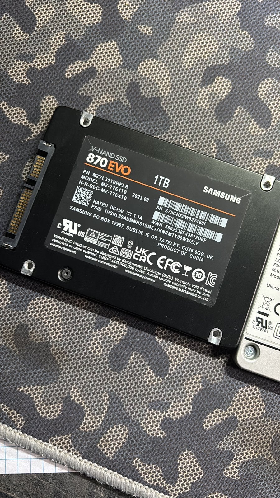 SSD, Computers en Software, Harde schijven, Ophalen of Verzenden, Zo goed als nieuw, SSD