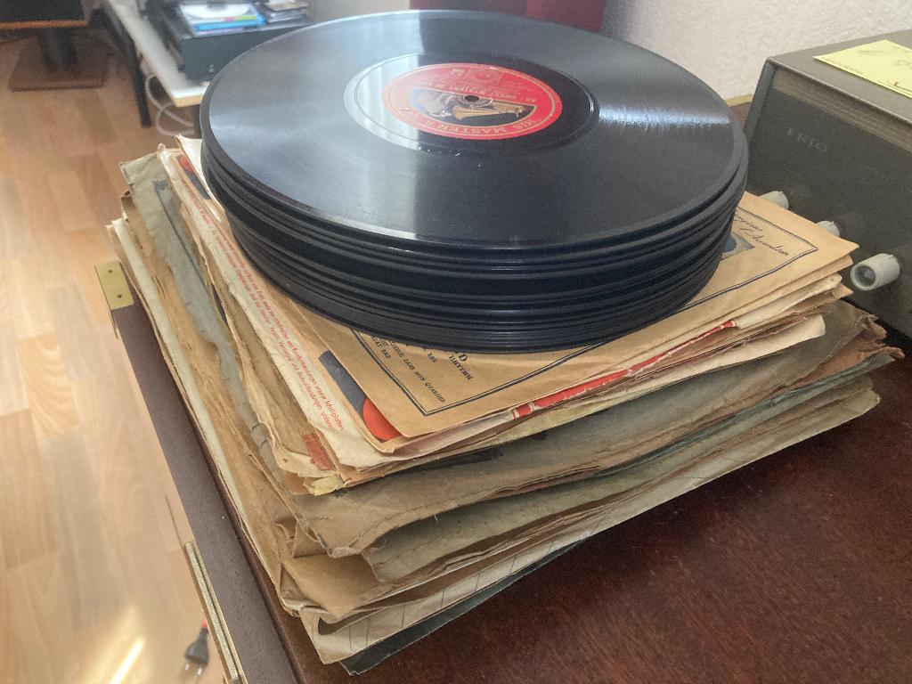 Schellak platen78t, Muziek en Instrumenten, Overige Muziek en Instrumenten, Ophalen, Gebruikt