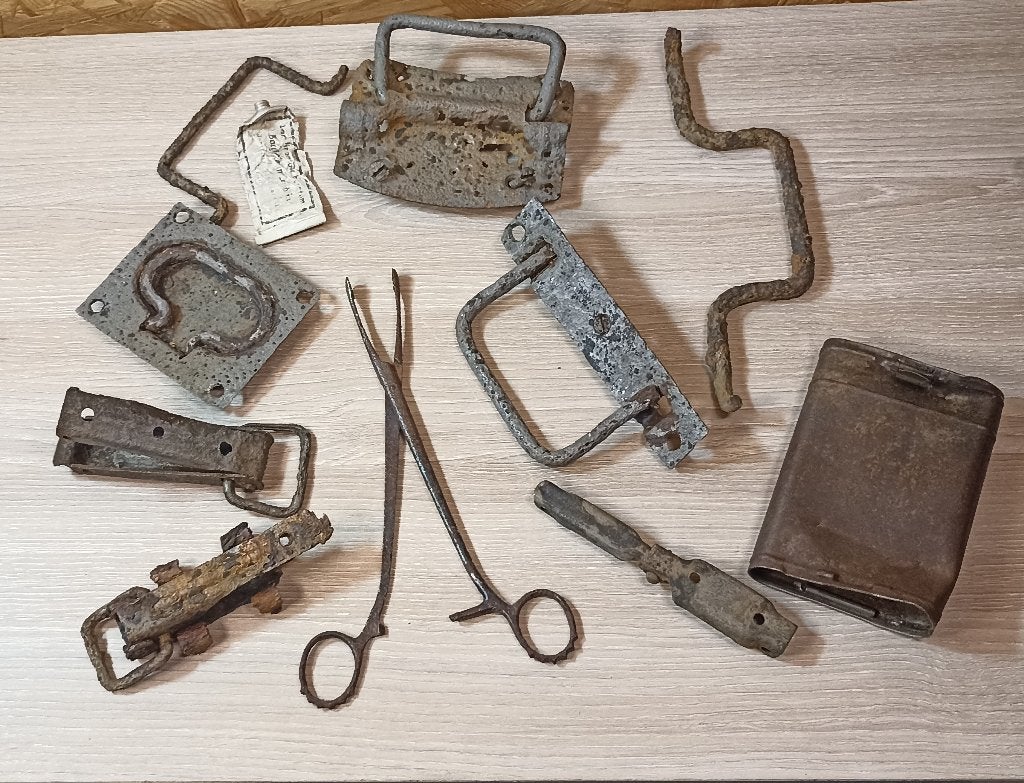 Lot de fouilles Allemands des Ardennes Belges ww2, Collections, Envoi