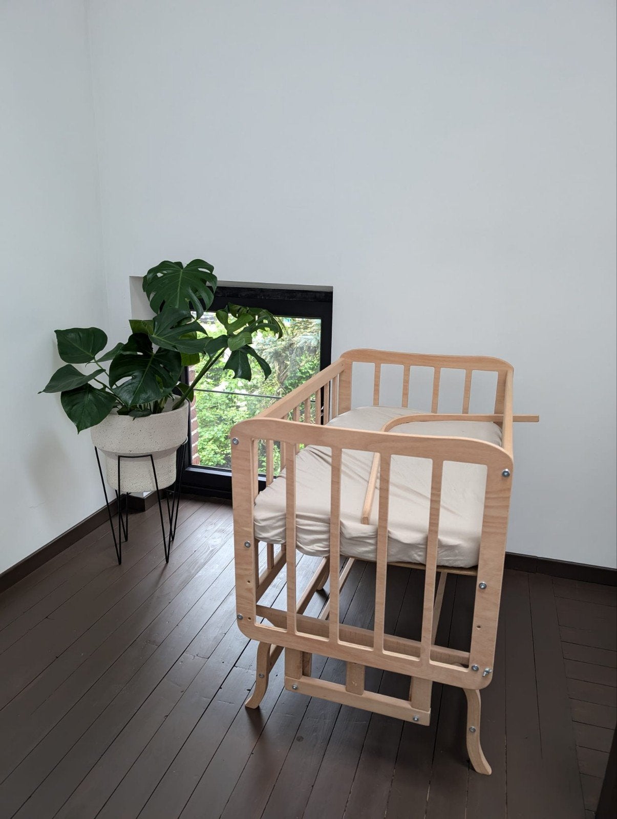 Babybed/ wieg (merk babyrace), Kinderen en Baby's, Babywiegjes en Ledikanten, Ophalen, Wieg