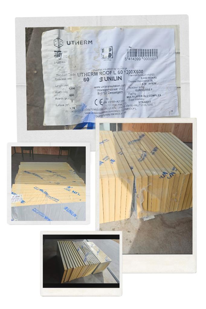 Nouveau matériau d'isolation, Bricolage & Construction, Enlèvement, Mousse rigide (PIR), 4 à 8 cm, Neuf