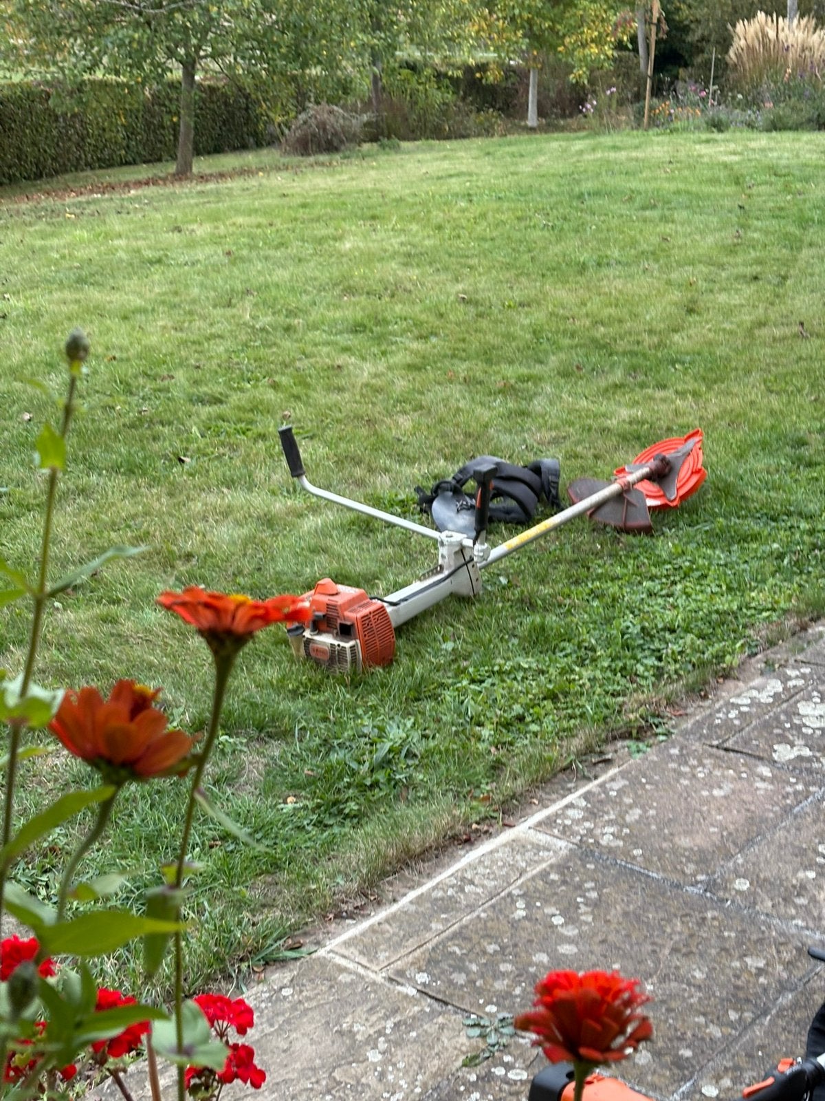 Débrousailleuse  forestière Stihl FS 420, Jardin & Terrasse, Enlèvement, Utilisé, 10 à 30 cm, Essence
