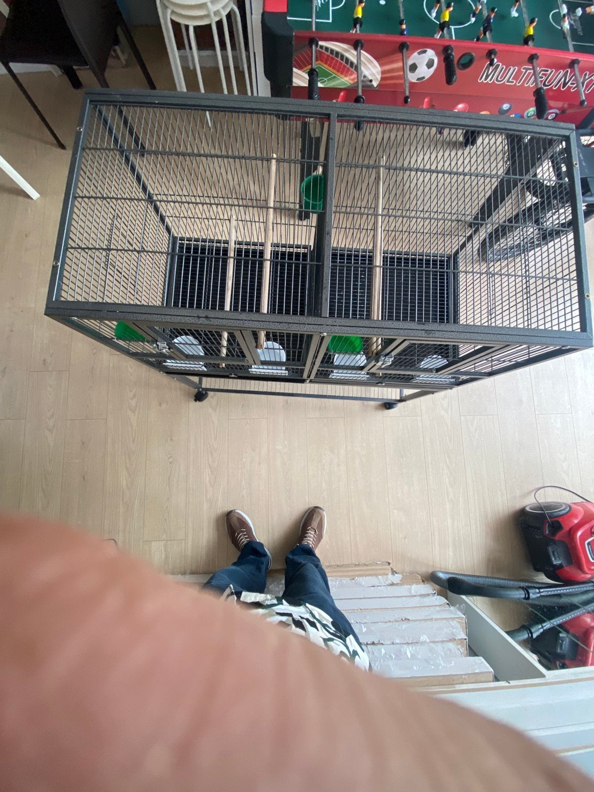 Cage a grand ou petıte peruche eta comme neuve, Ophalen, Zo goed als nieuw