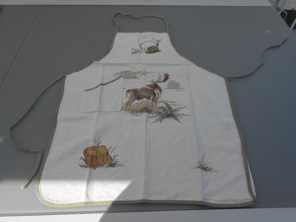 vintage keukenschort jacht, Huis en Inrichting, Keuken | Textiel, Ophalen of Verzenden