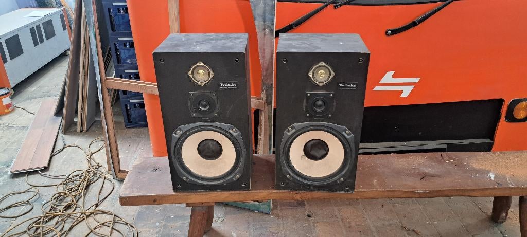 Baffles technics, TV, Hi-fi & Vidéo, Enlèvement, Utilisé, Haut-parleurs Frontaux, Arrière ou Stéréo, Autres marques