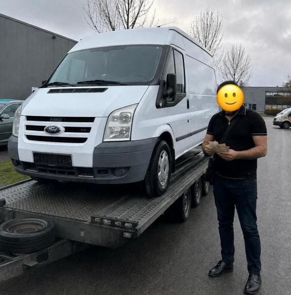 * GEZOCHT * FORD TRANSIT     beschadigde motor kapot ‼️, Auto's, Ford, Bedrijf, Euro 4, Transit, Te koop
