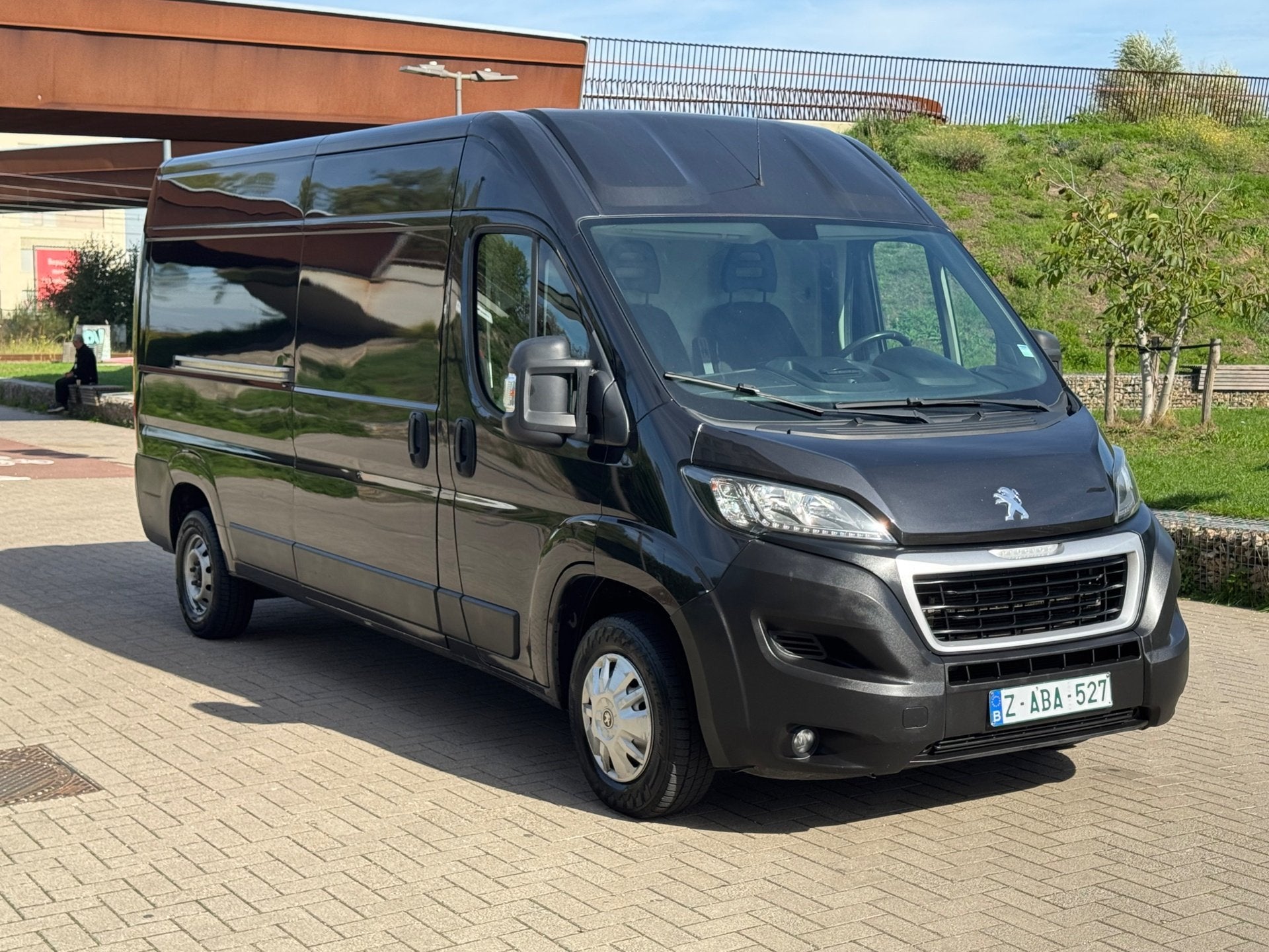Peugeot Boxer | 2.0 Diesel | 163 pk | Airco | Euro 6b, Auto's, Bluetooth, Gebruikt, Euro 6, Zwart
