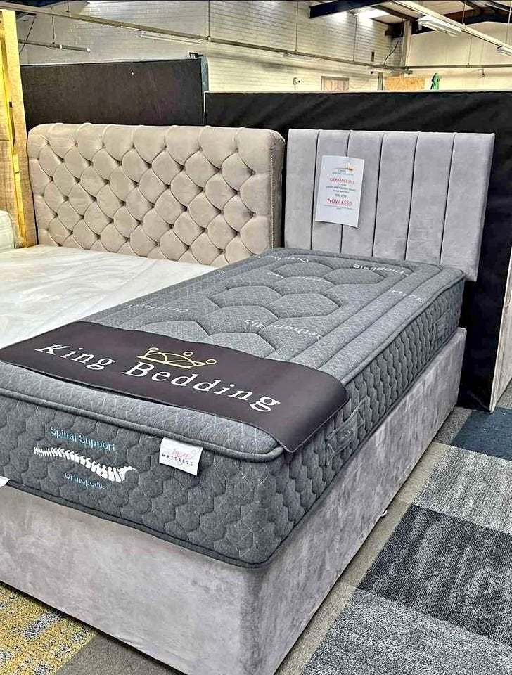 Lit + matelas complet - Toutes les couleurs et tailles, Enlèvement ou Envoi, Neuf, Deux personnes, Autres couleurs