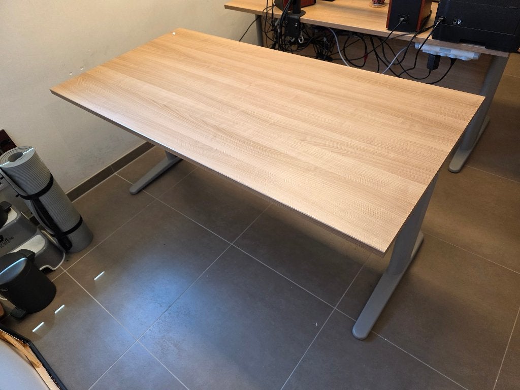 Bureau de qualité de bureau 80x80 et 160x80 cm, Maison & Meubles, Bureaux, Enlèvement, Démontable, Comme neuf