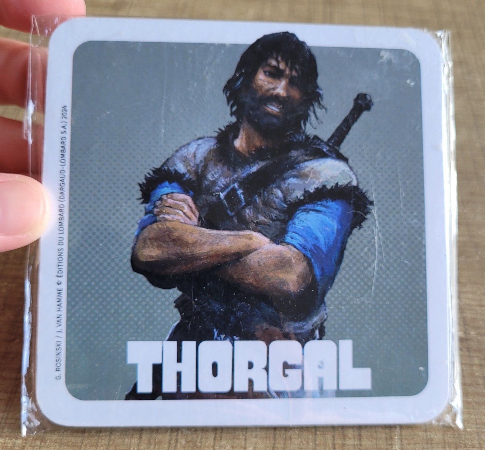 Stripreeks Thorgal: onderzetter (nieuw!), Ophalen of Verzenden, Overige figuren, Nieuw, Gebruiksvoorwerp