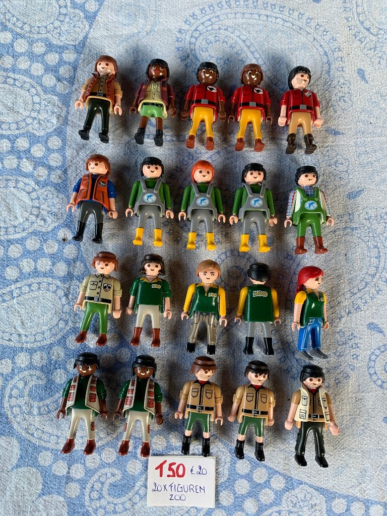 PLAYMOBIL: T50: 20 DIERENVERZORGERS ZOO, Kinderen en Baby's, Speelgoed | Playmobil, Wild life, Losse onderdelen, Ophalen of Verzenden