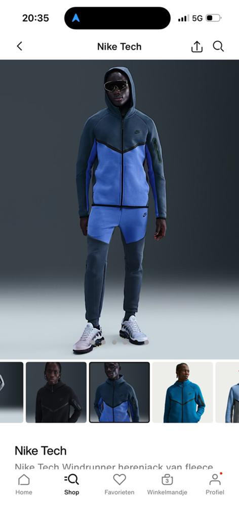 Nike tech, Kleding | Heren, Overige Herenkleding, Ophalen of Verzenden, Zo goed als nieuw