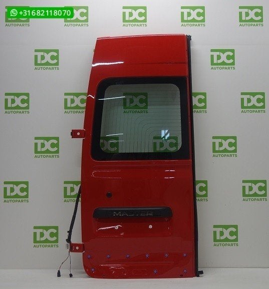 Renault Master ('10-'19) Achterdeur links met ruit rood H2, Autos : Pièces & Accessoires, Carrosserie & Tôlerie, Porte, Renault