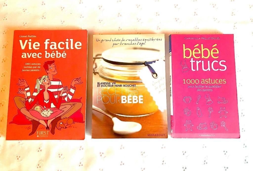 Lot 3 livres bébé NEUFS/2x 1001 astuces bébé/1 recettes BB♥️, Neuf, Enlèvement ou Envoi, Éducation jusqu'à 6 ans, Autre