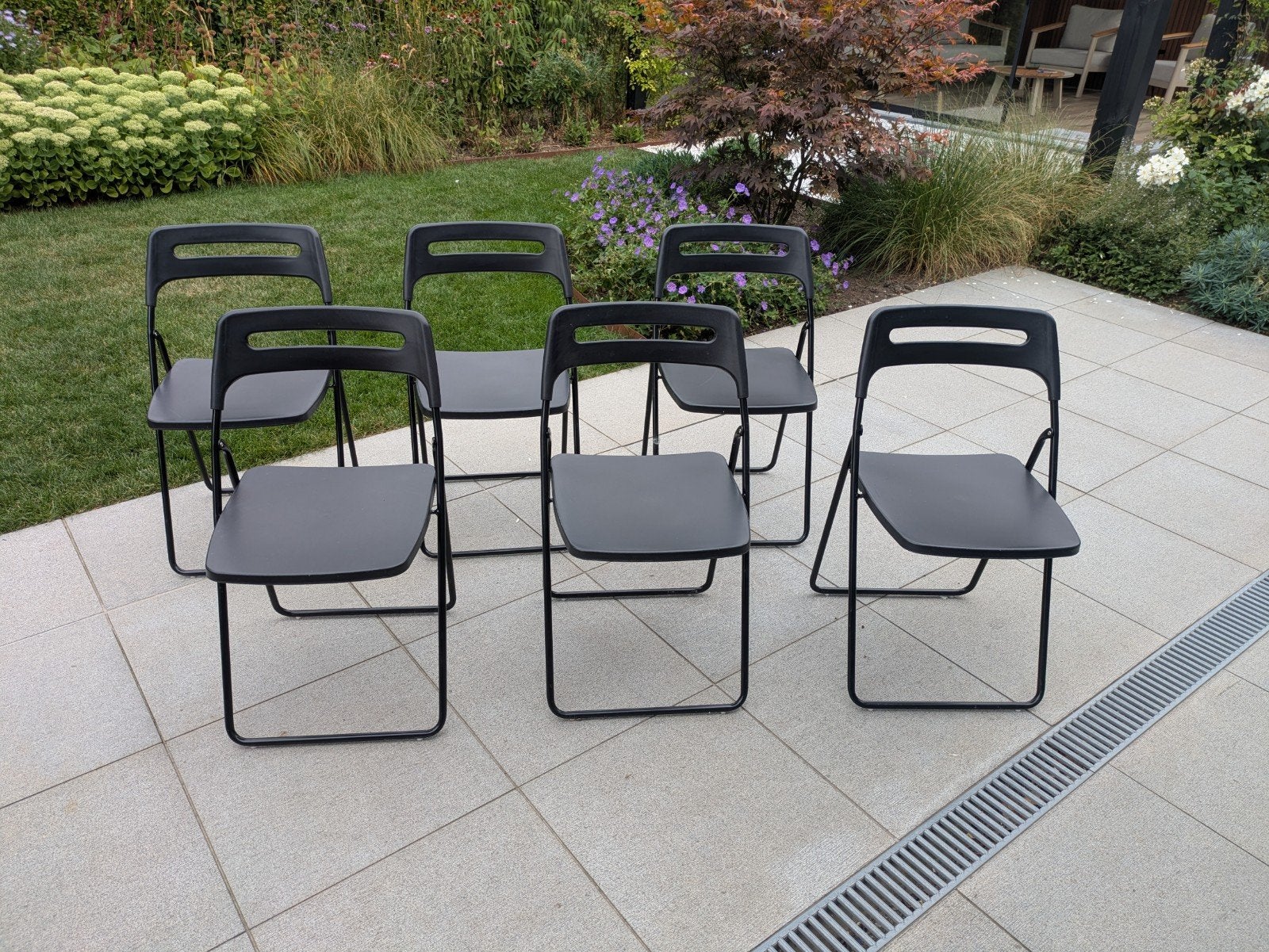 6 klapstoelen Ikea, Ophalen, Zo goed als nieuw