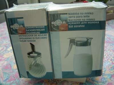 NIEUW melk en suikerpot, Overige typen, Ophalen, Nieuw, Glas