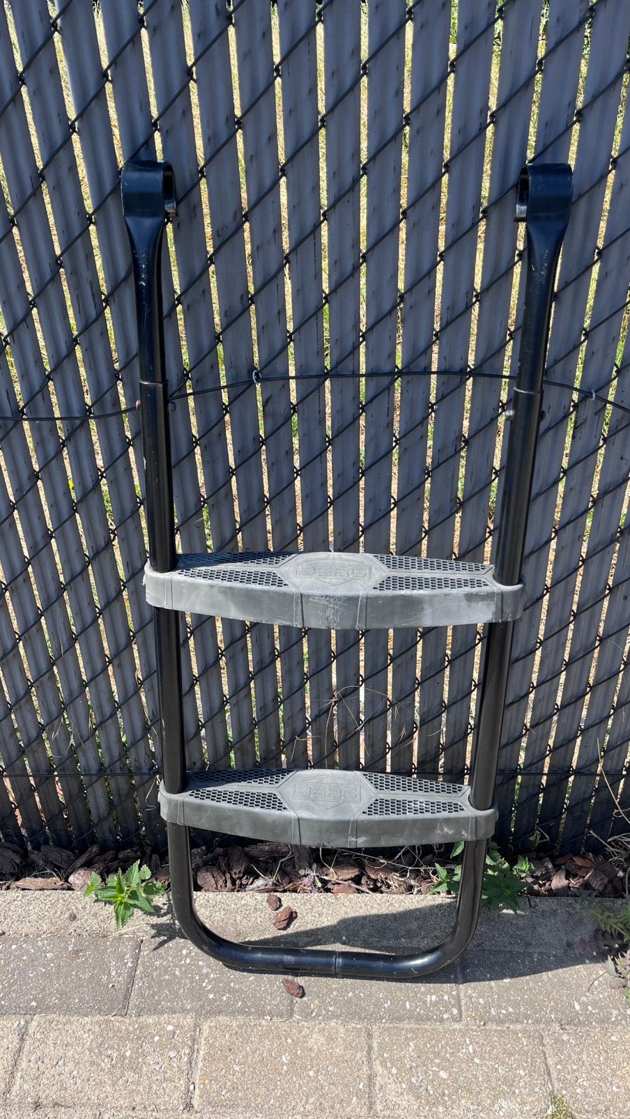 Trap Berg trampoline, Ophalen, Gebruikt