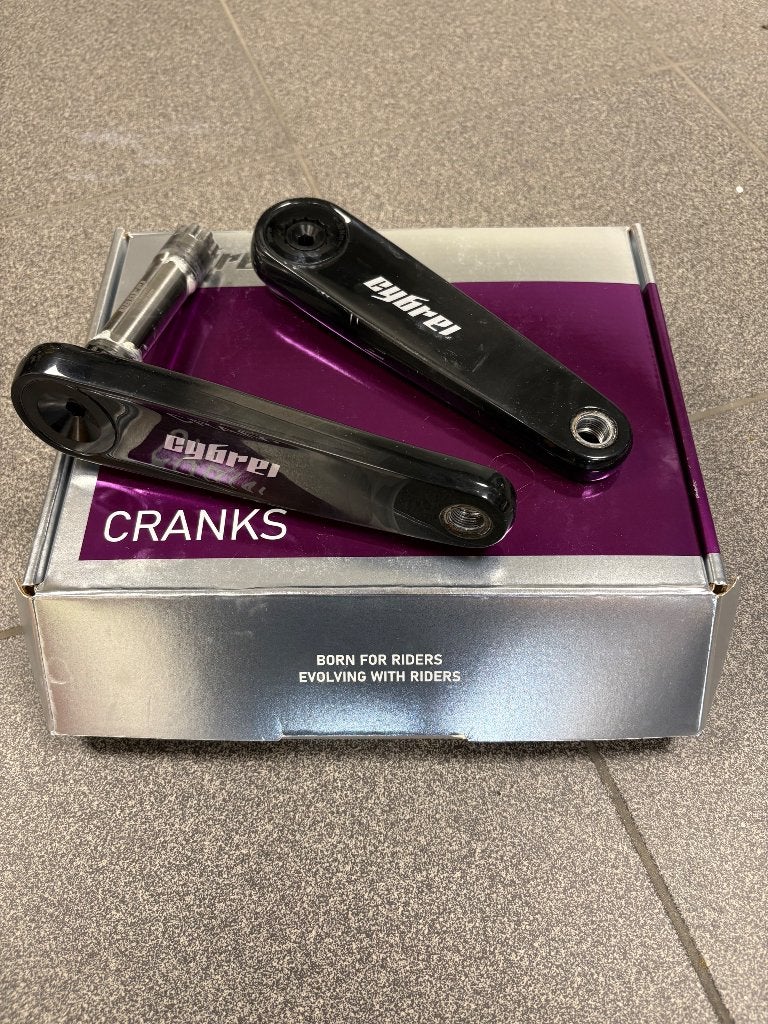 Cybrei carbon cranks 165mm, Fietsen en Brommers, Gebruikt, Gravelbike, Carbon, Ophalen