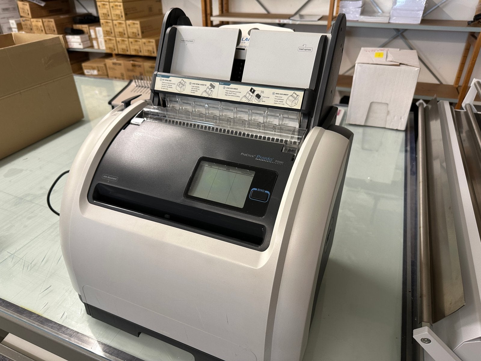 GBC Proclick Pronto P2000 met voorraad, Zakelijke goederen, Ophalen