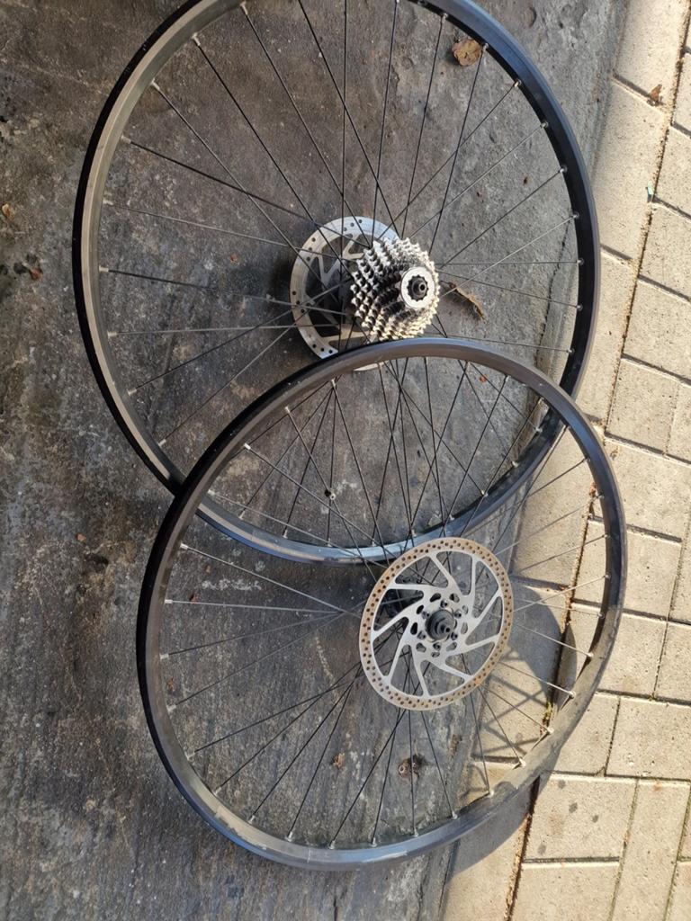 Koersfiets wielen inch 26, Fietsen en Brommers, Fietsonderdelen, Ophalen
