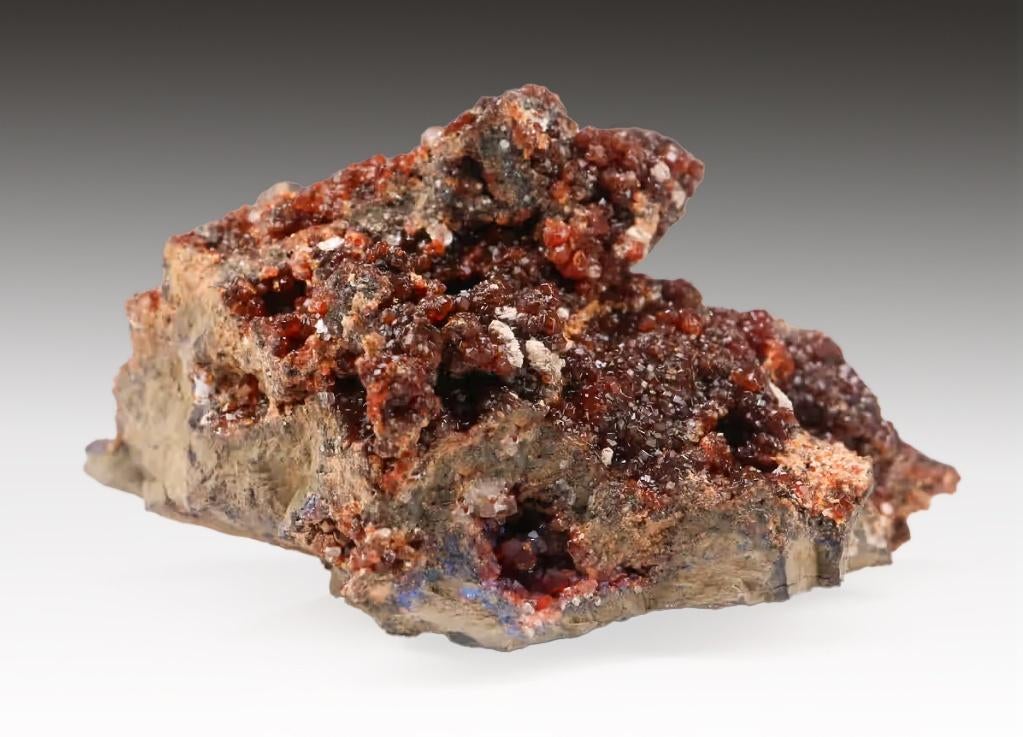 ANDRADIET + CALCIET uit de N'Chwaning II mijn, Zuid-Afrika, Ophalen of Verzenden, Mineraal