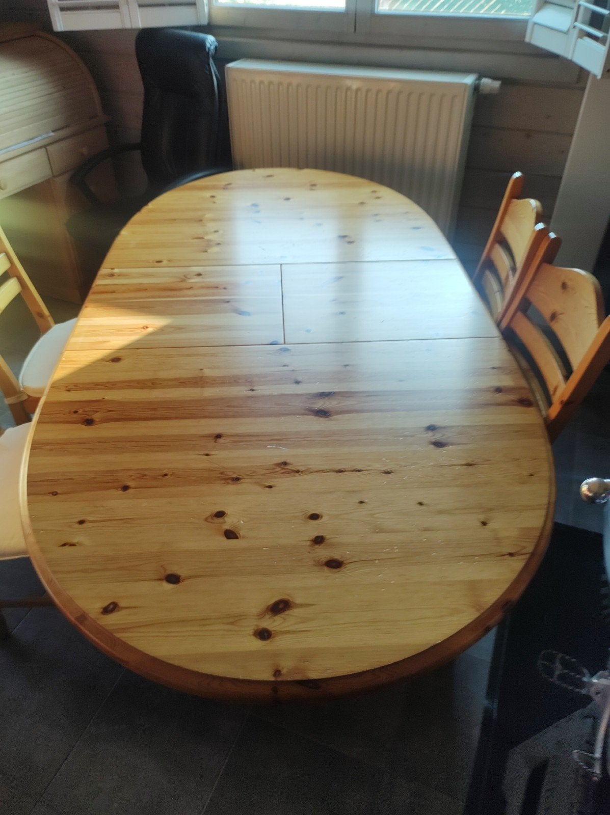 Eettafel met stoelen, Tuin en Terras, Tuintafels, Ophalen, Ovaal