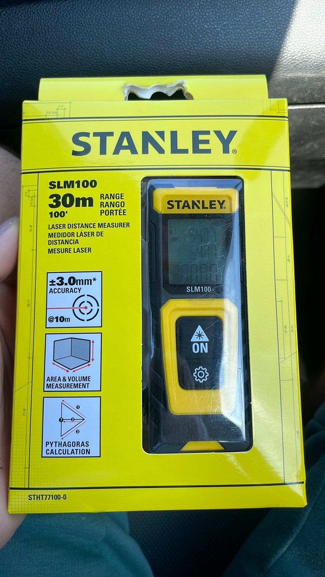 Stanley lasermeter 30 meter afstand, Ophalen of Verzenden, Nieuw, Afstand