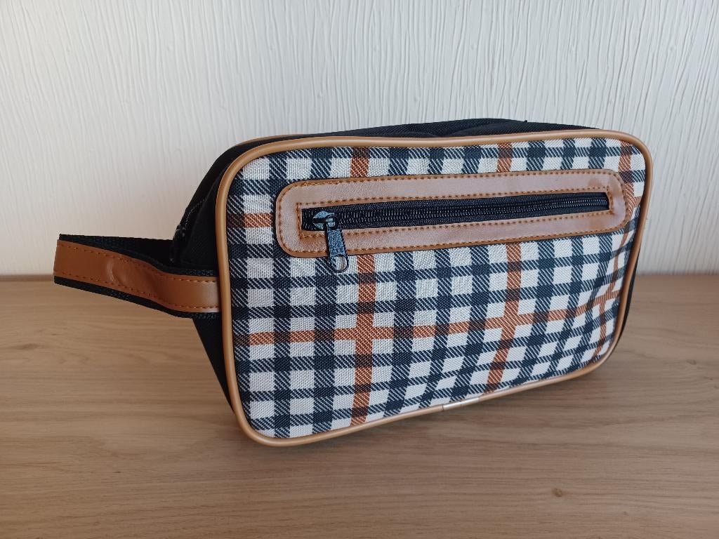 Toilettas geruit, Bijoux, Sacs & Beauté, Enlèvement ou Envoi, Comme neuf, Homme ou Femme