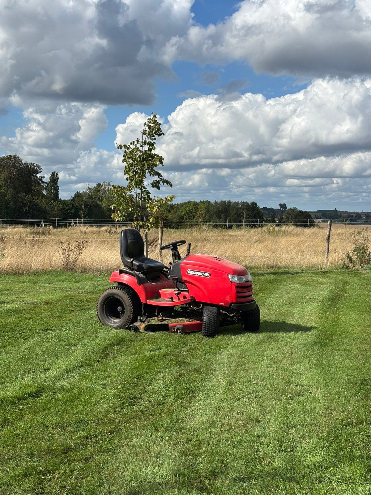 Zitmaaier, Tuin en Terras, Ophalen, Zo goed als nieuw, Elektrische starter, 120 cm of meer