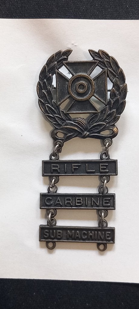 insigne US de tireur d'élite, Collections, Enlèvement ou Envoi, Autres, Ruban, Médaille ou Ailes