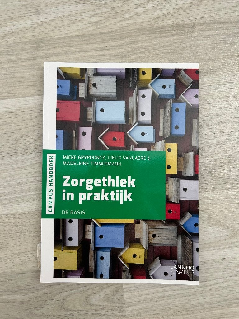 Zorgethiek in praktijk, Boeken, Ophalen of Verzenden, Zo goed als nieuw, Hogeschool, Lannoo Campus