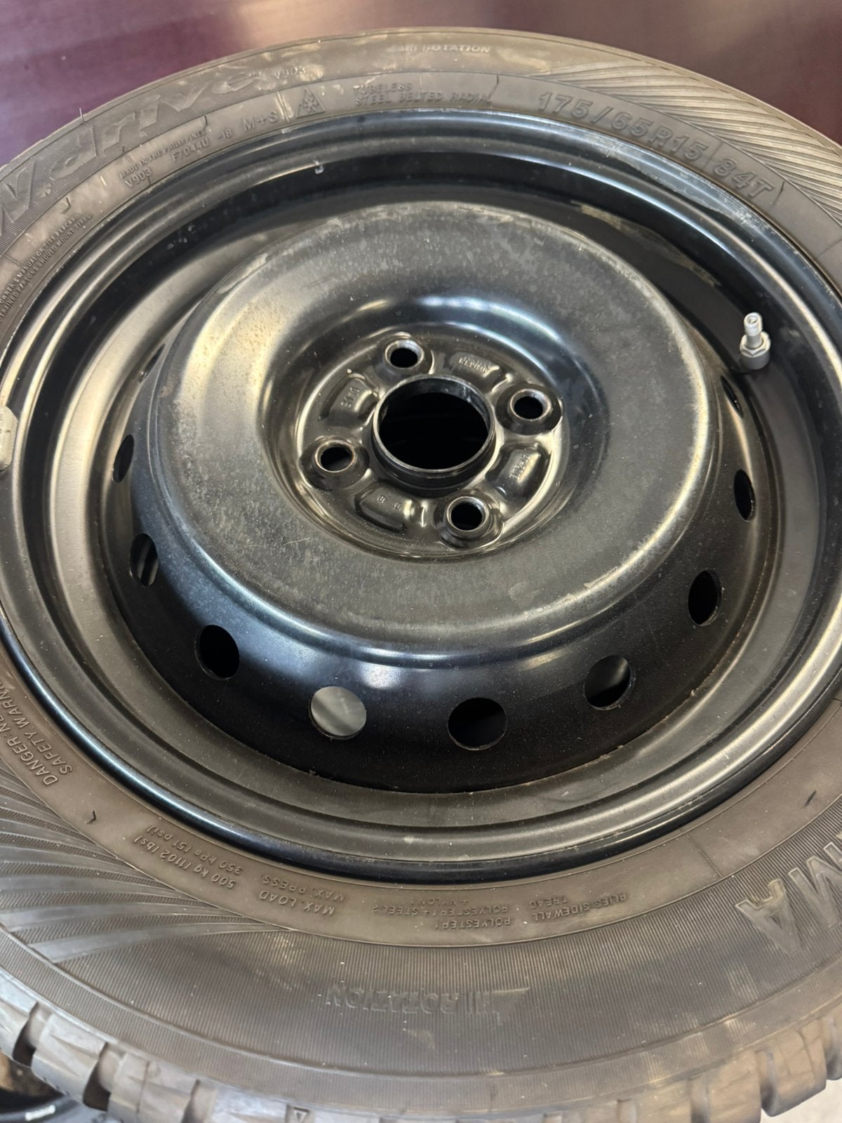 Kit hiver jante+Pneu 4 , 175/65/R15/84T, Enlèvement ou Envoi, Comme neuf