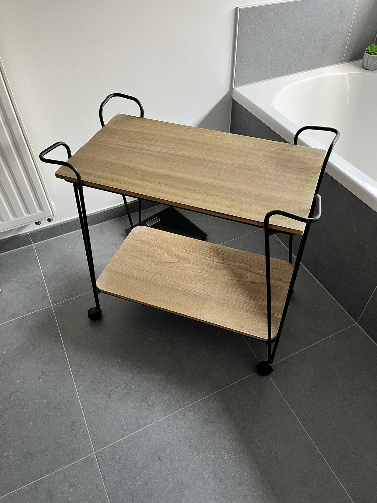 Roltafel, Ophalen, 50 tot 100 cm, Zo goed als nieuw, Rechthoekig